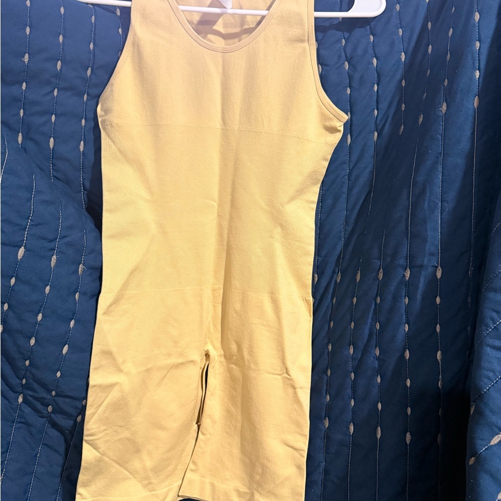 Yellow Sleeveless Jumpsuit